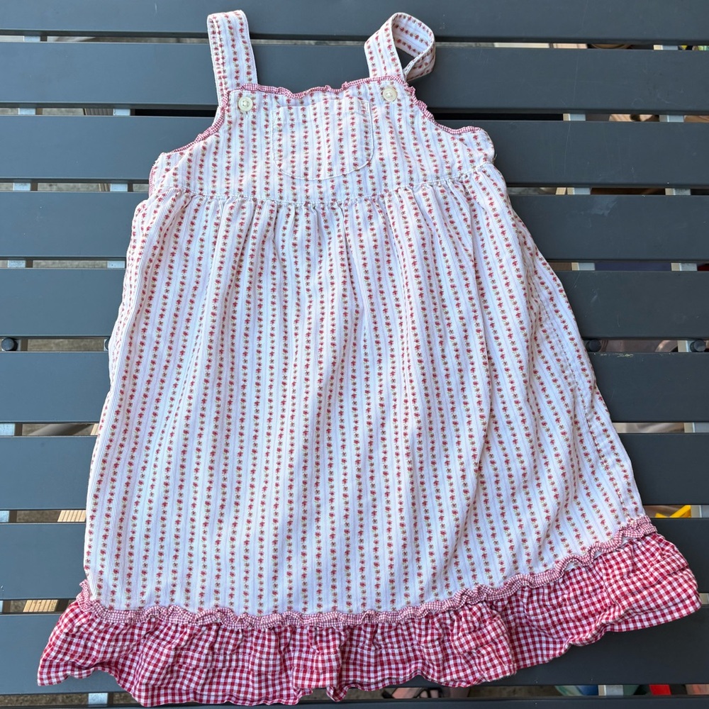 Janie and Jack soft corduroy floral dress